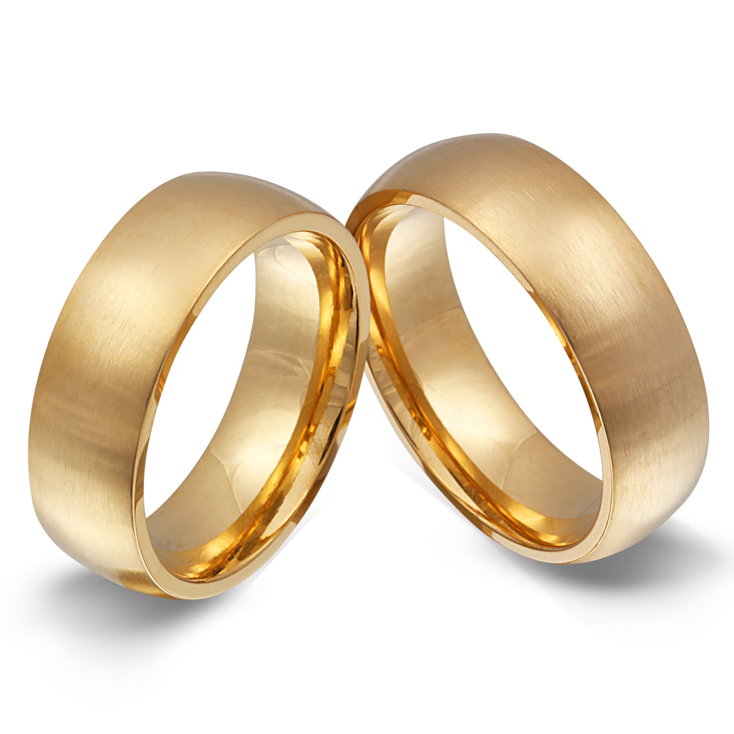 Goldfin Partnerring-Set mit Handschriftgravur