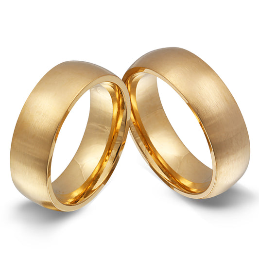 Goldfin Partnerring-Set mit Handschriftgravur
