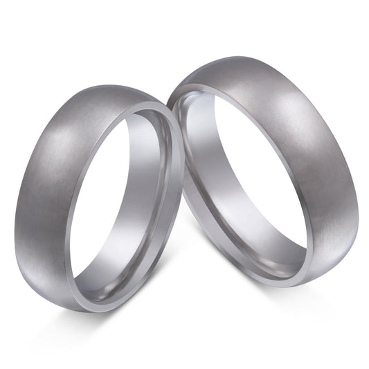 Elevator Partnerring-Set mit Lasergravur