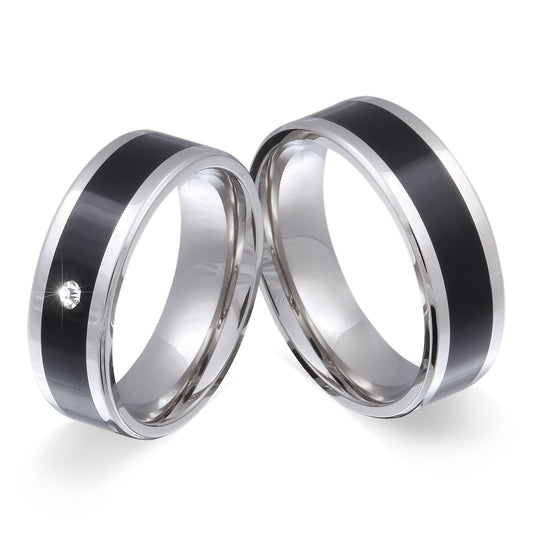 Blacktone Partnerring-Set