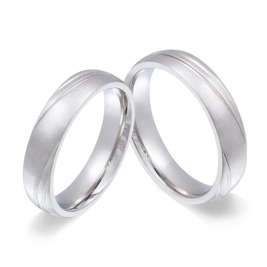 Sercer Partnerring-Set mit Lasergravur