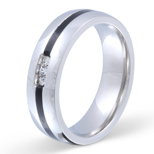 Skyline Ring mit Lasergravur