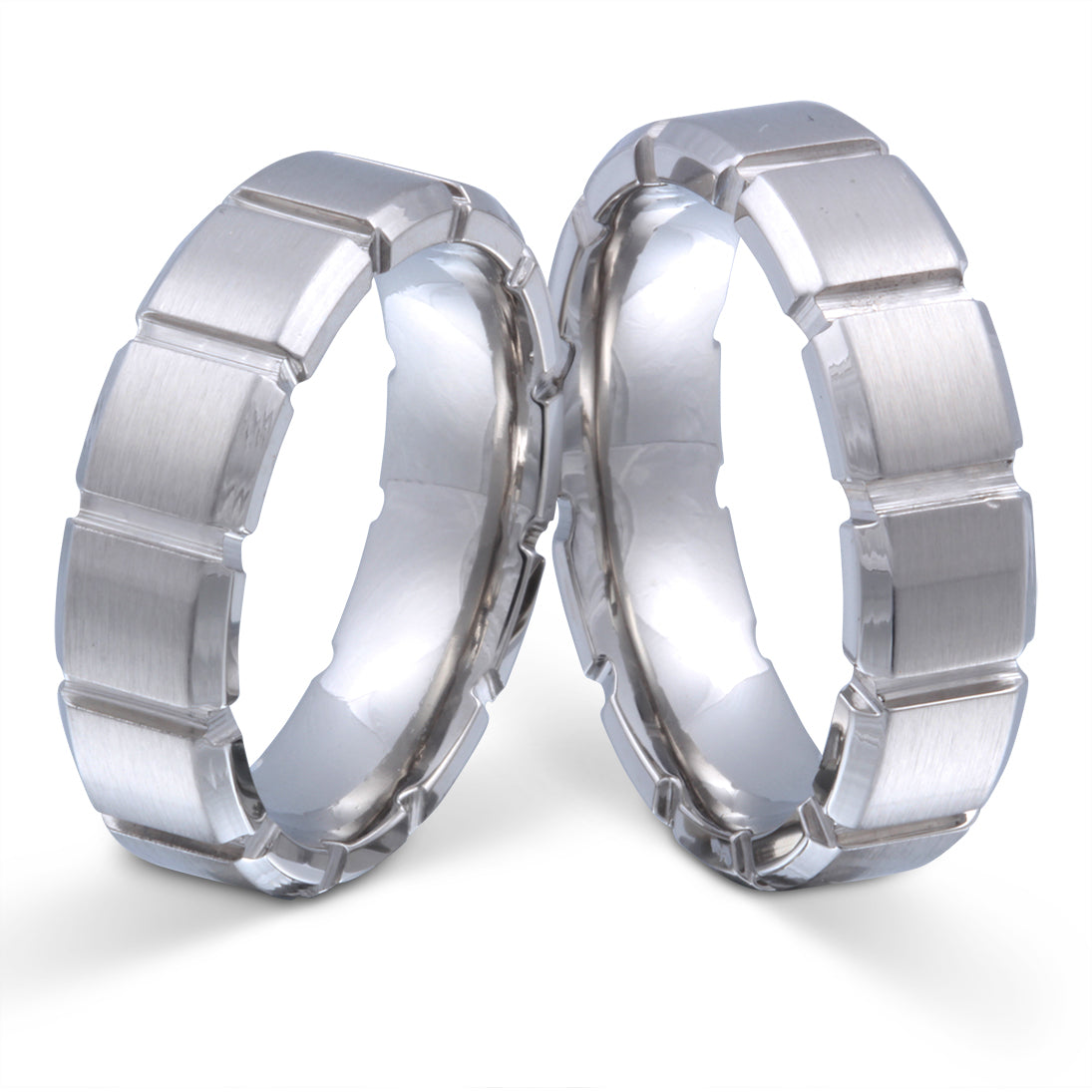 Attrazione Partnerring-Set mit Handschriftgravur