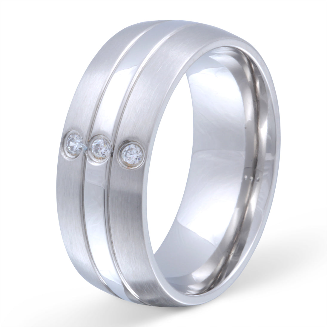 ThreeLane Ring mit Lasergravur