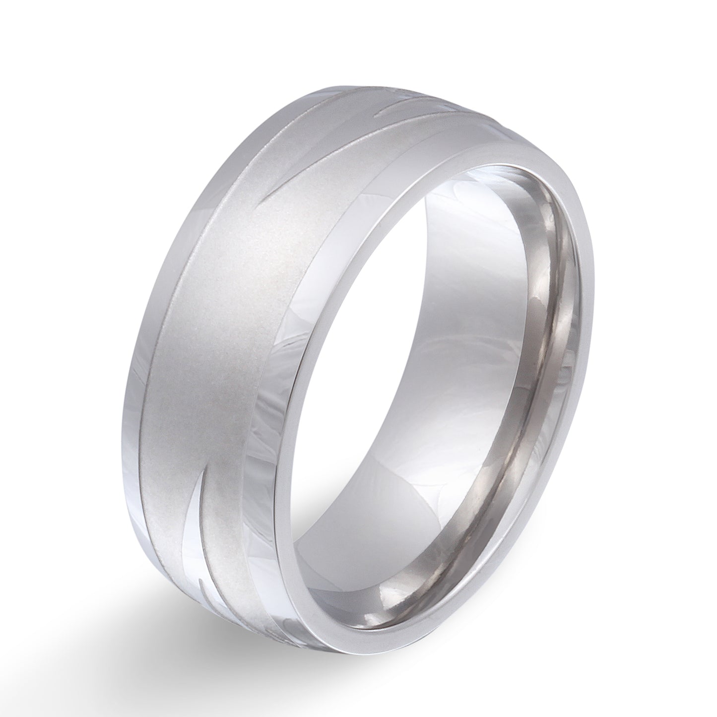 Nandala Ring mit Lasergravur