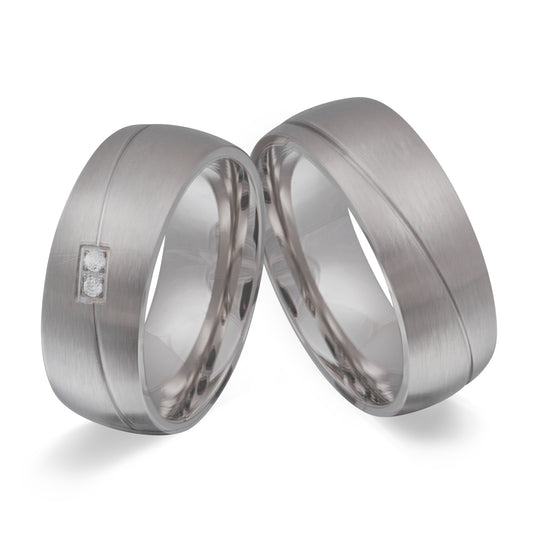 Rosso Partnerring-Set