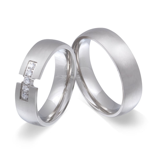Casira Partnerring-Set mit Handschriftgravur