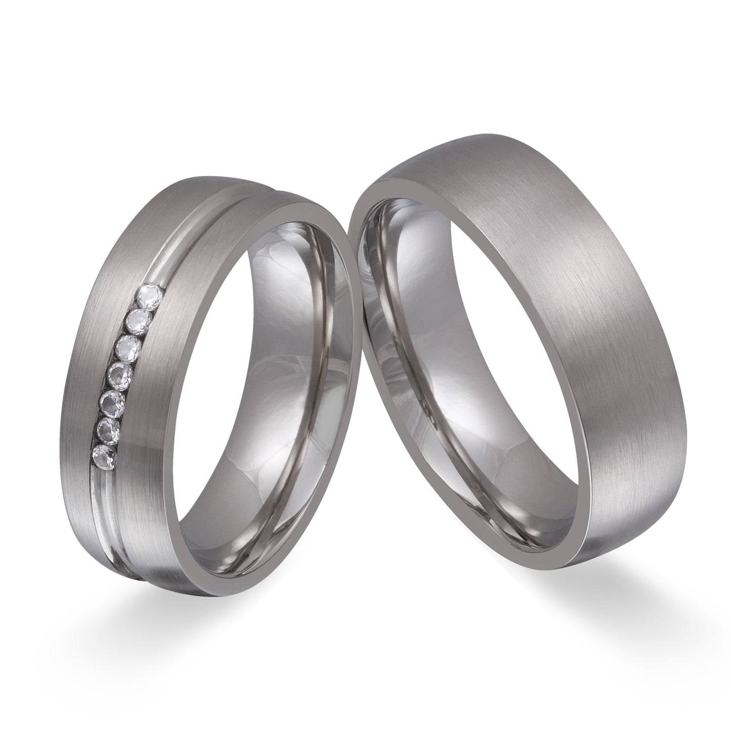 Tibett Partnerring-Set mit Lasergravur