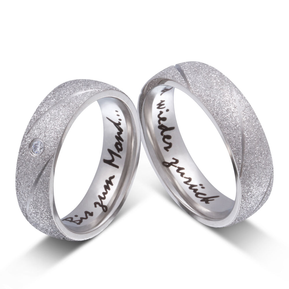 Berfin Partnerring-Set mit Handschriftgravur