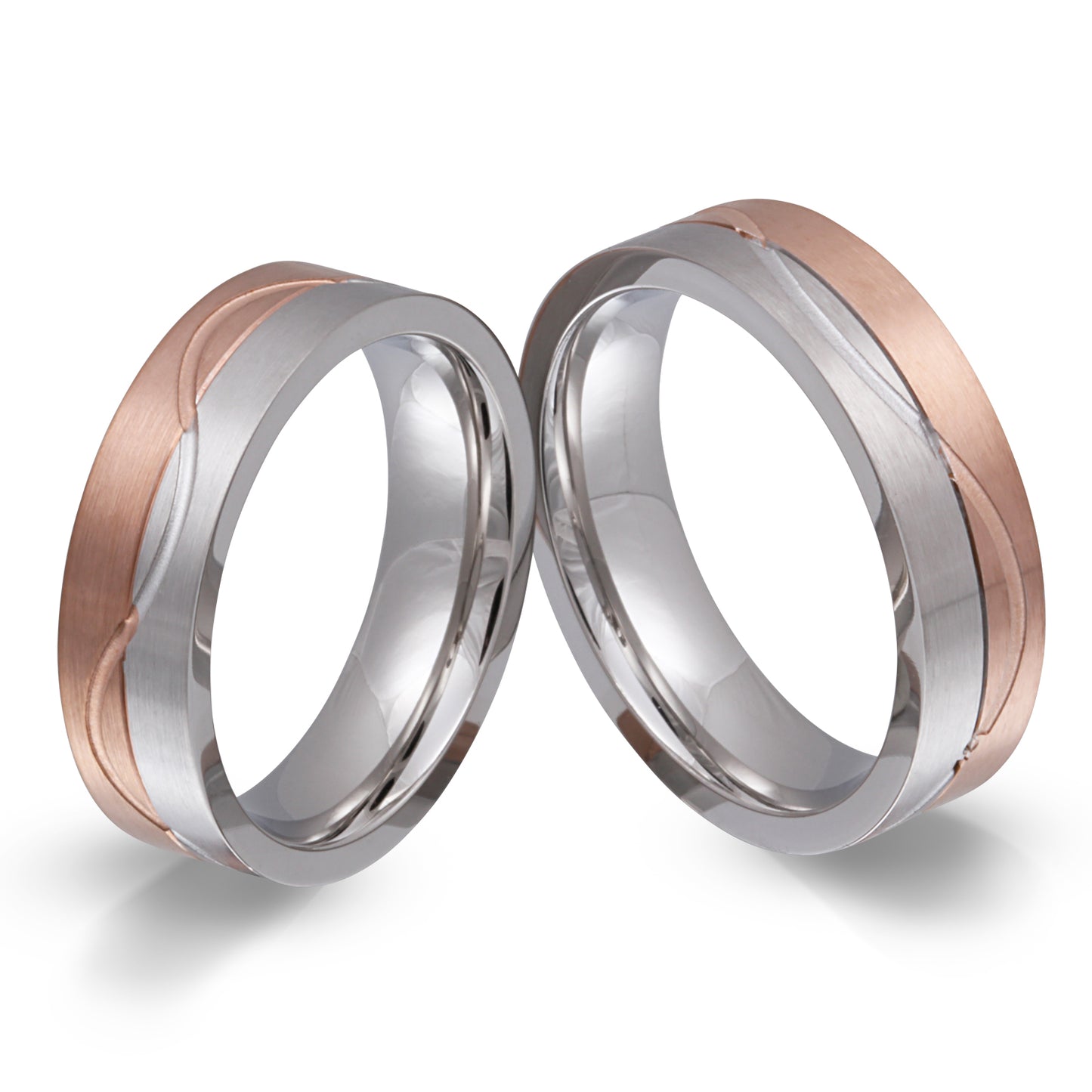 Brenila Partnerring-Set mit Lasergravur