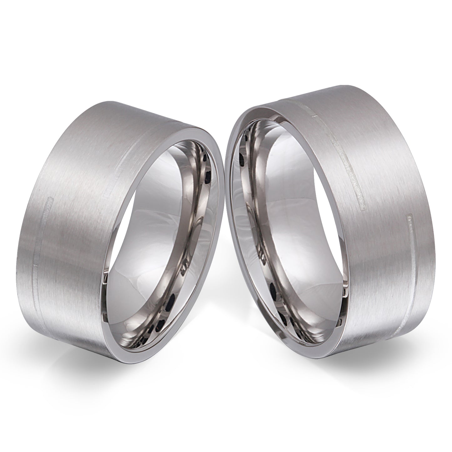 Loire Partnerring-Set mit Handschriftgravur