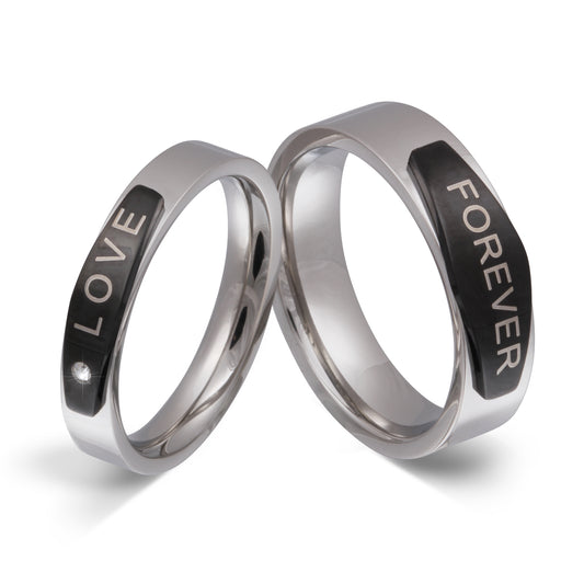 Loran Partnerring-Set mit Handschriftgravur