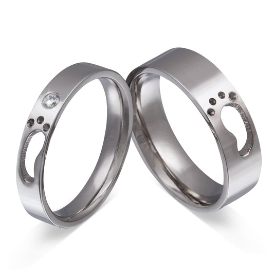 SilFeet Partnerring-Set