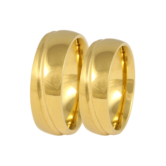 Slema Partnerring-Set mit Handschriftgravur