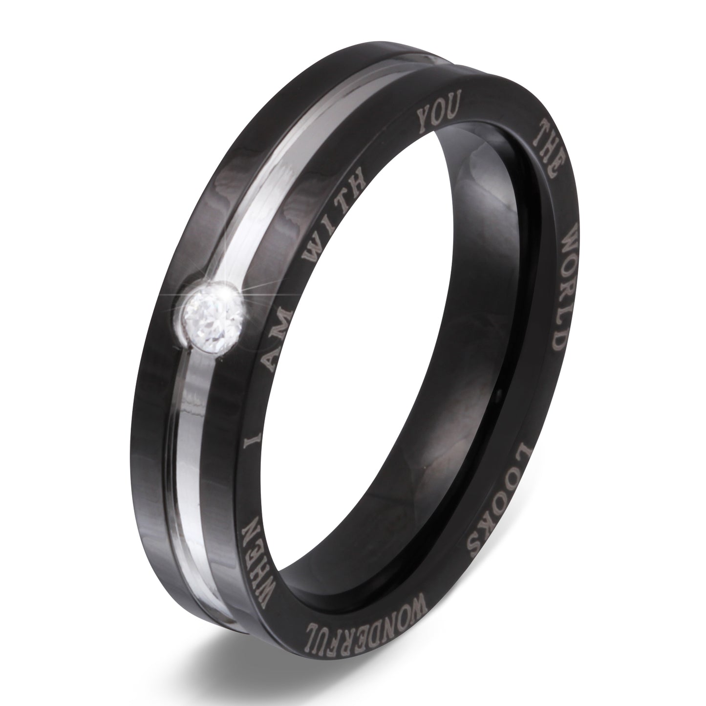 Harmony Ring mit Lasergravur