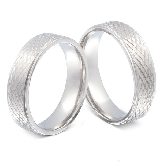 Bestemi Partnerring-Set mit Lasergravur