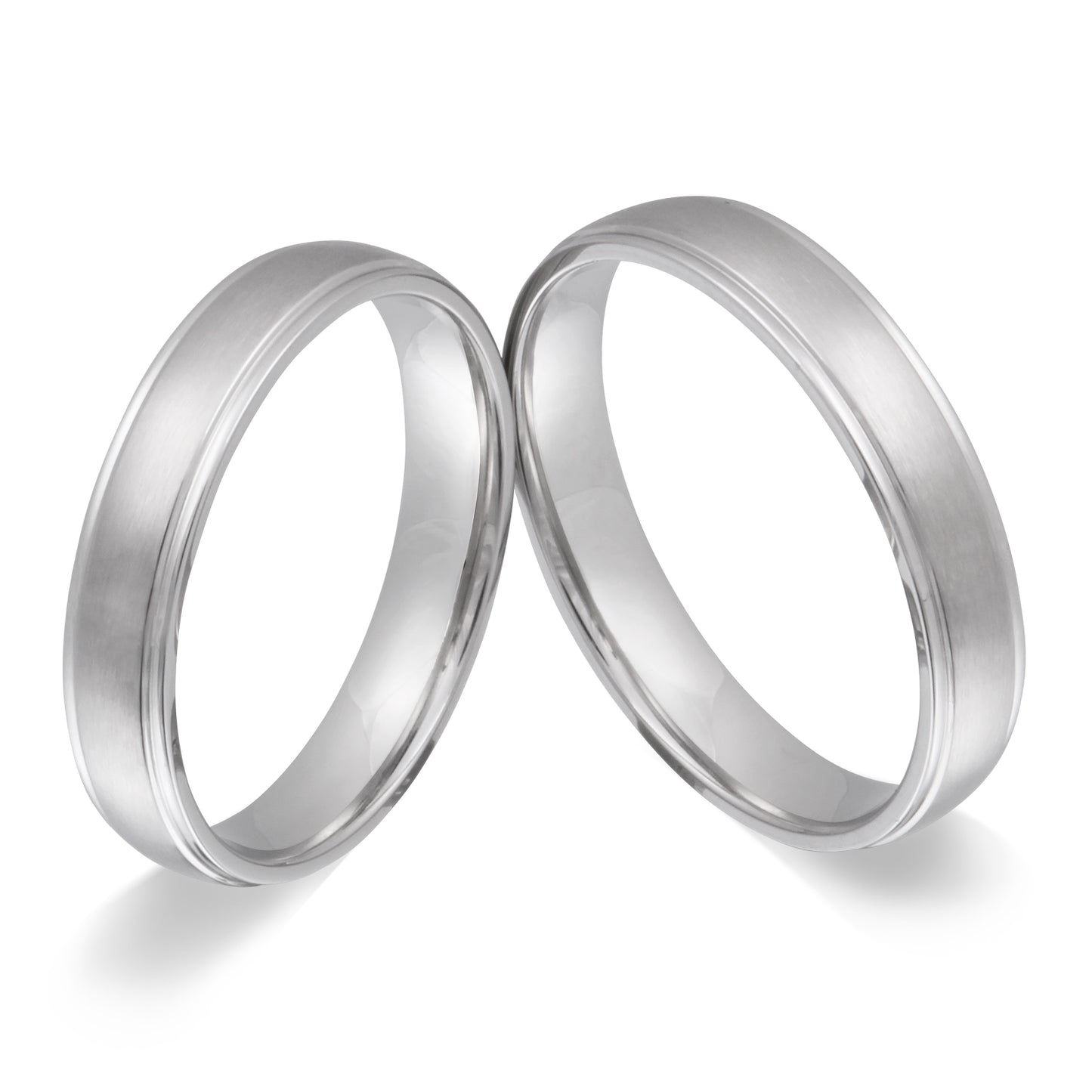 Narrow Partnerring-Set mit Handschriftgravur