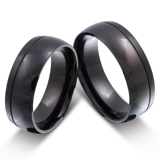 Lavanda Partnerring-Set mit Lasergravur