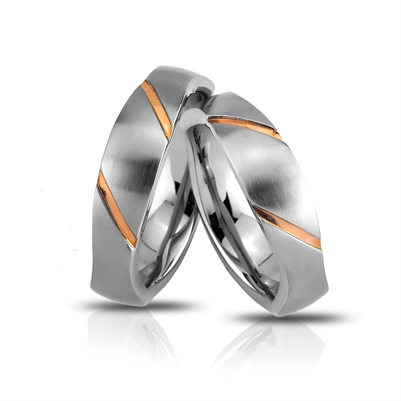 Hyadum Partnerring-Set mit Handschriftgravur