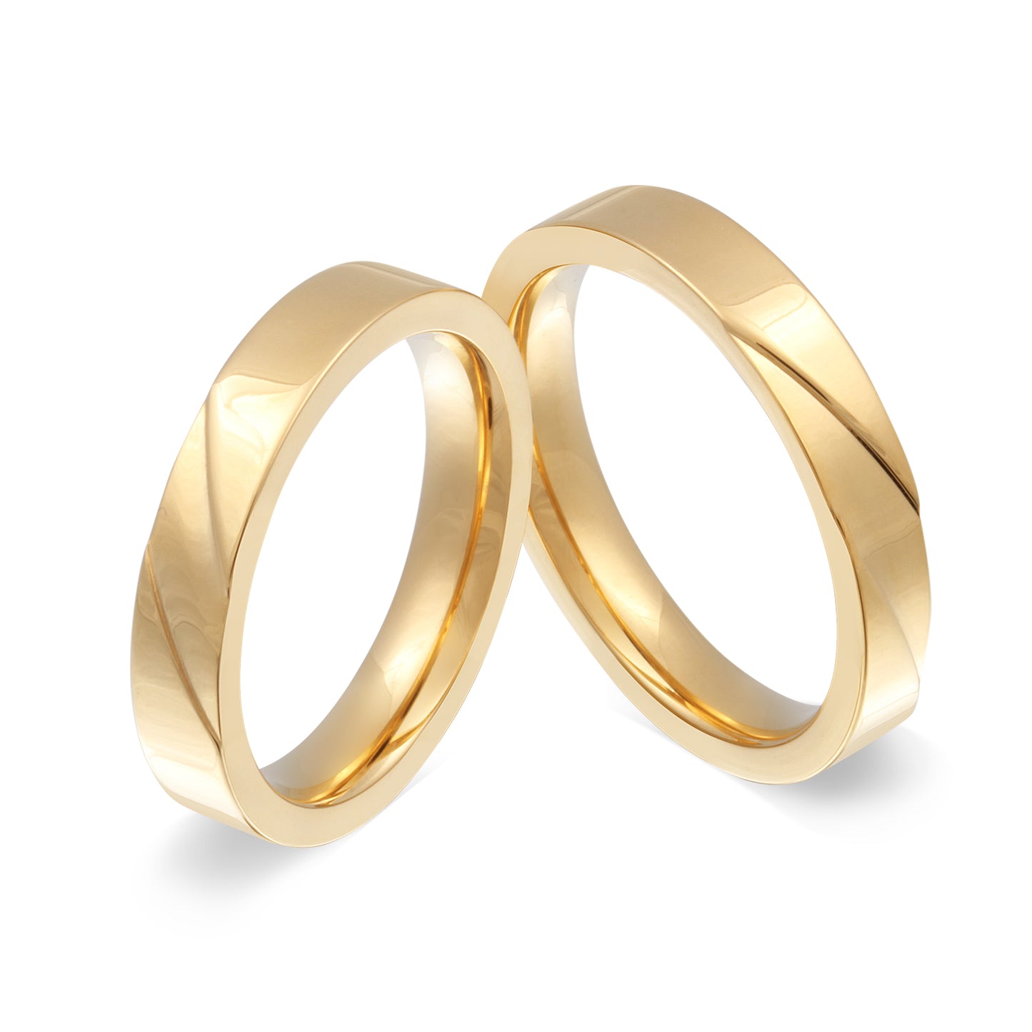 Delle Partnerring-Set mit Handschriftgravur