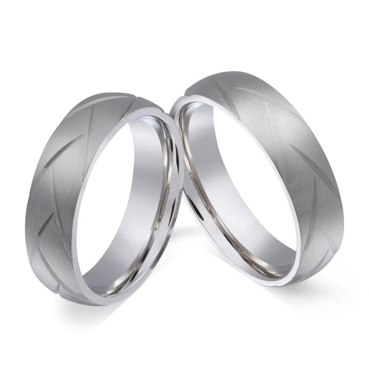 Cecil Partnerring-Set mit Handschriftgravur