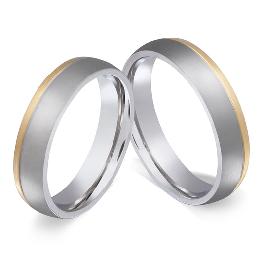Svetlana Partnerring-Set mit Handschriftgravur