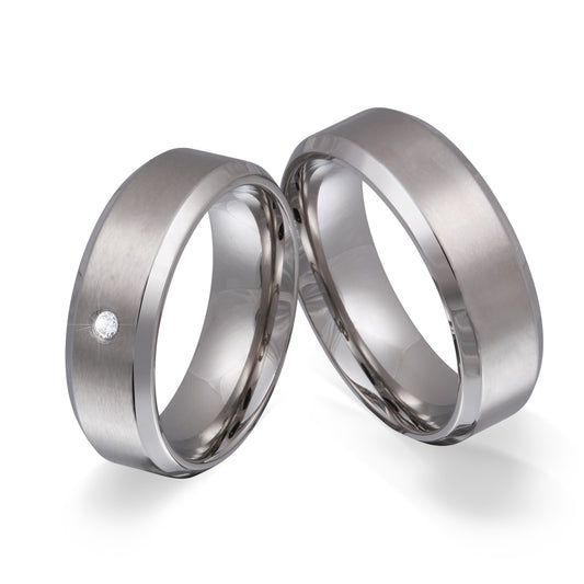 Ephesia Partnerring-Set mit Handschriftgravur