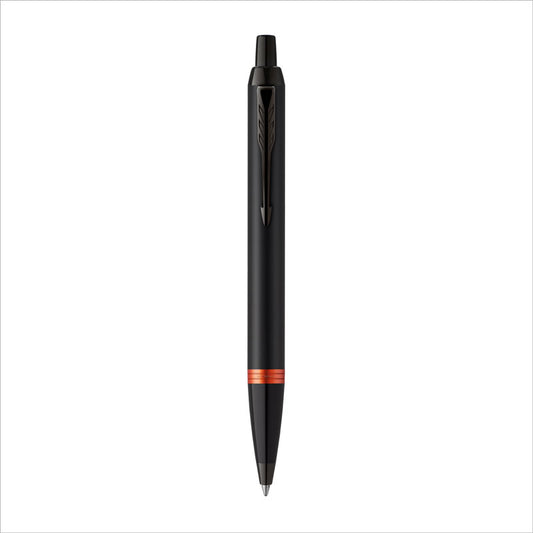 Parker IM Vibrant Rings Flame Orange Kugelschreiber mit Wunschgravur | Personaliserter Kugelschreiber mit Laser-Gravur