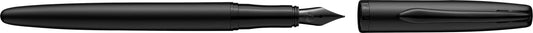 Pelikan Füllhalter Jazz® Noble Elegance mit Gravur als Geschenk | Emojis Gravur möglich | Farbe Carbon Schwarz | personalisiert mit Wunschgravur