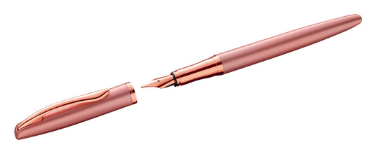 Pelikan Füllhalter Jazz® Noble Elegance mit Gravur als Geschenk | Emojis Gravur möglich | Farbe Pink Rose | personalisiert mit Wunschgravur