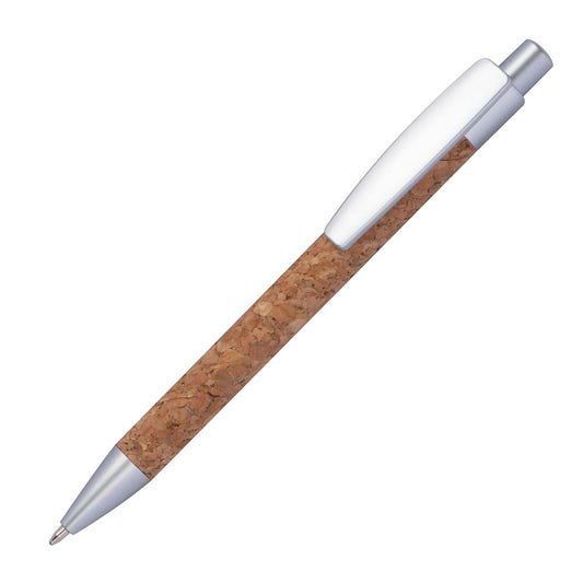 Kugelschreiber aus hochwertigem Kork | blau schreibend | Kugelschreiber personalisiert |
