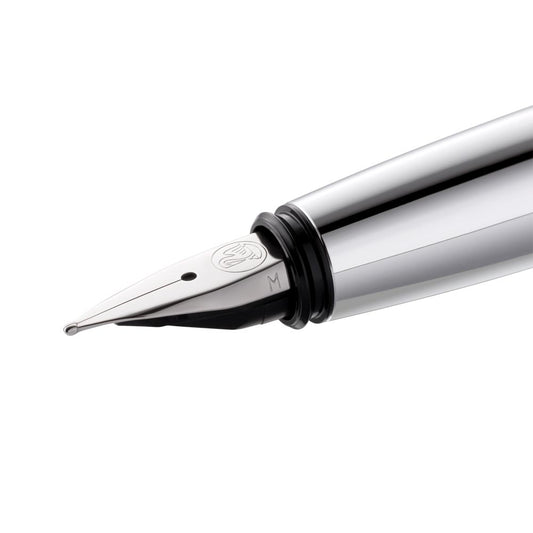 Pelikan Kugelschreiber Pura® K40 Silber mit Gravur | inkl. Geschenkbox personalisiert | Aluminium | Farbe silber