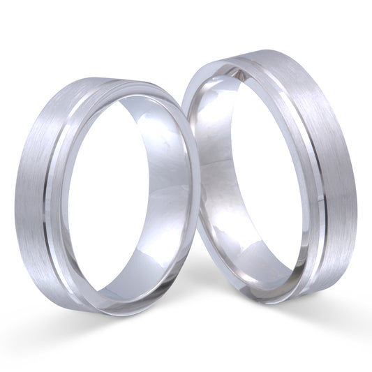 Alivia Partnerring-Set mit Handschriftgravur