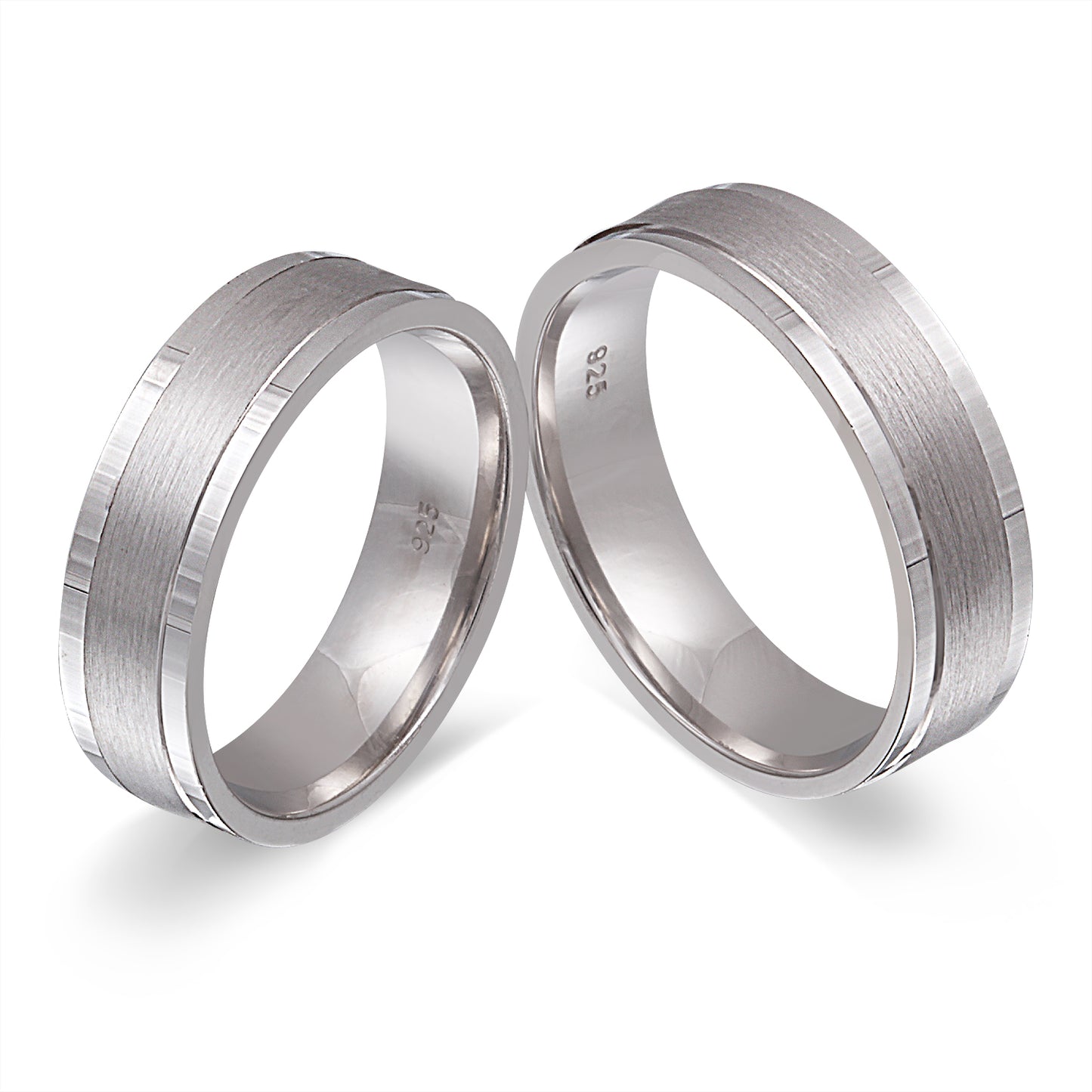 Gracia Partnerring-Set mit Lasergravur