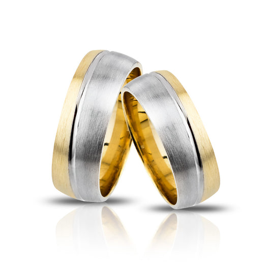 Mora Partnerring-Set mit Handschriftgravur