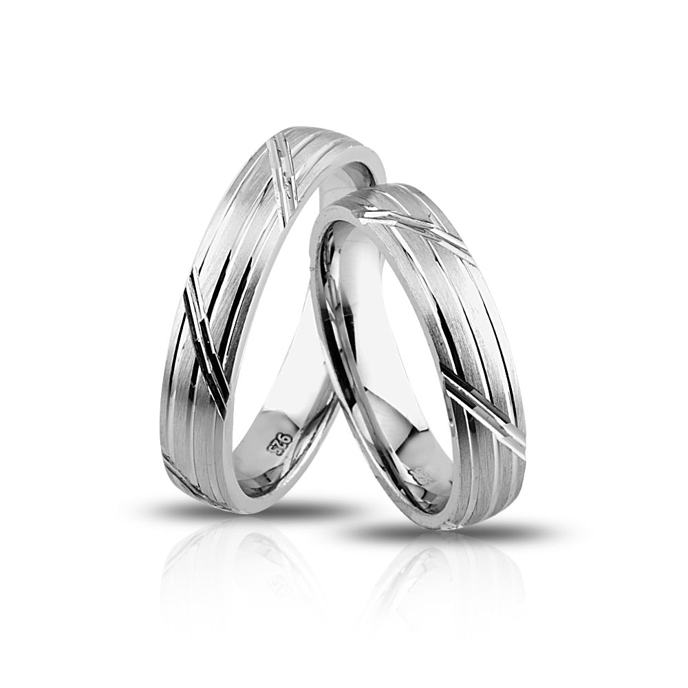 Topoko Partnerring-Set mit Handschriftgravur