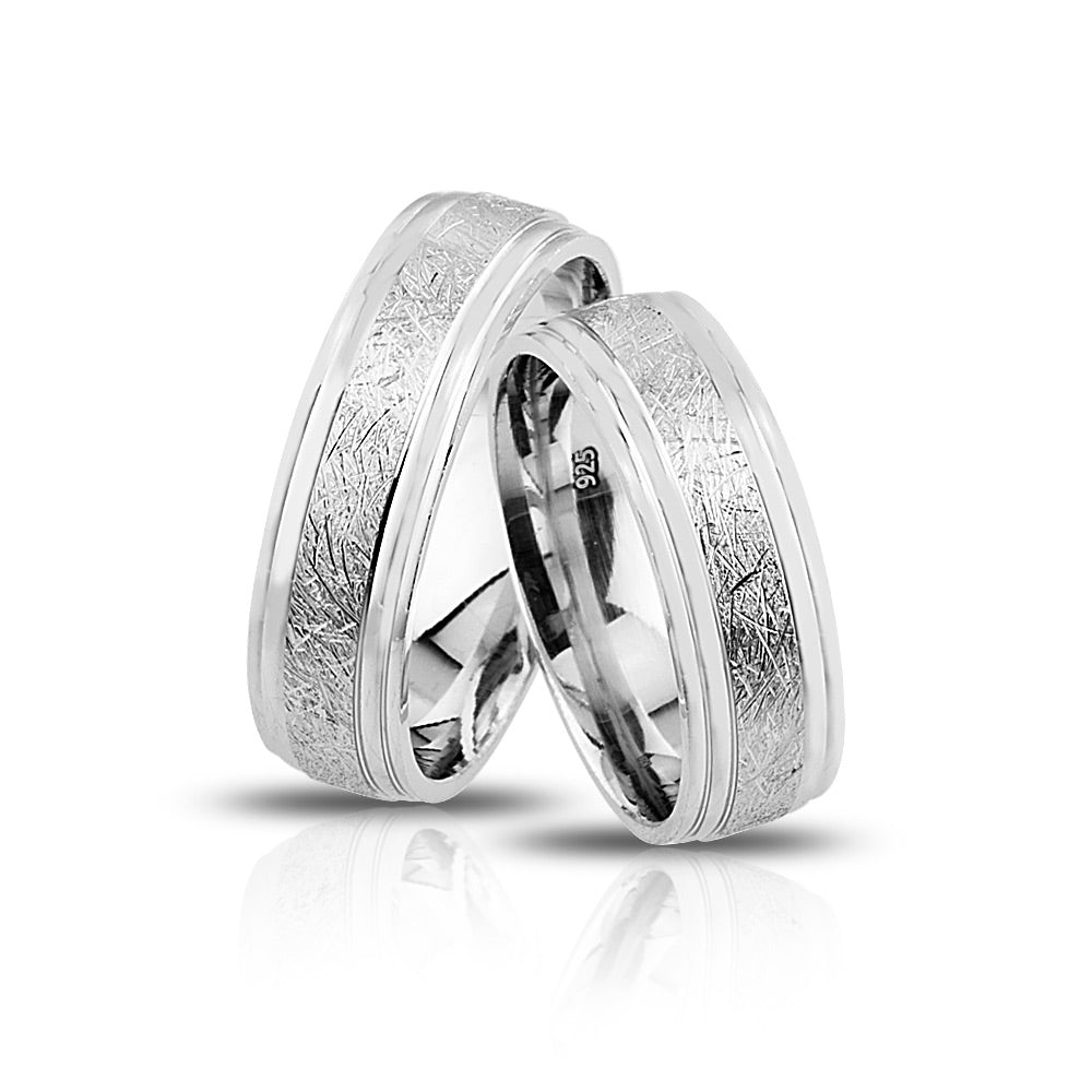 Wome Partnerring-Set mit Handschriftgravur