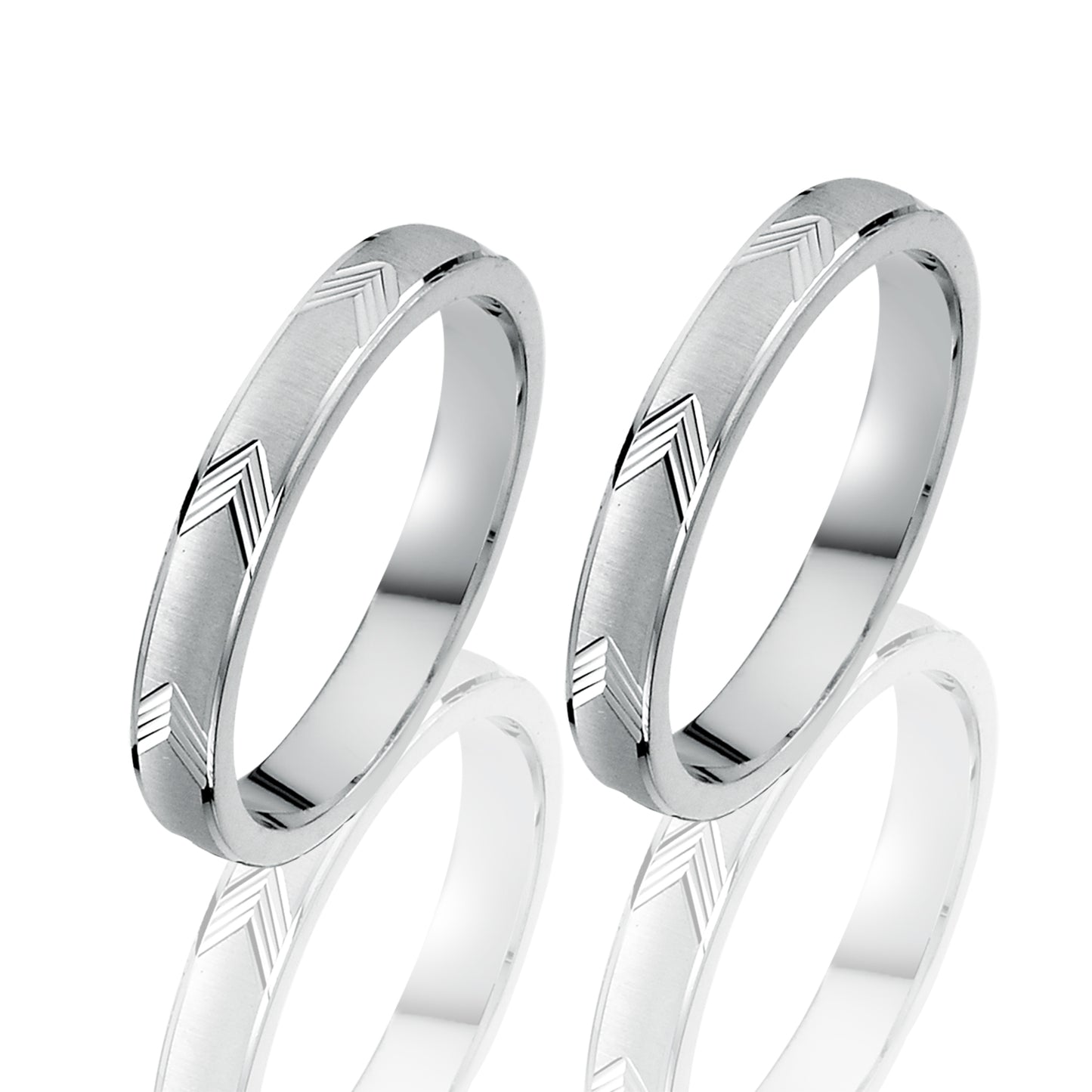Zitus Partnerring-Set mit Lasergravur