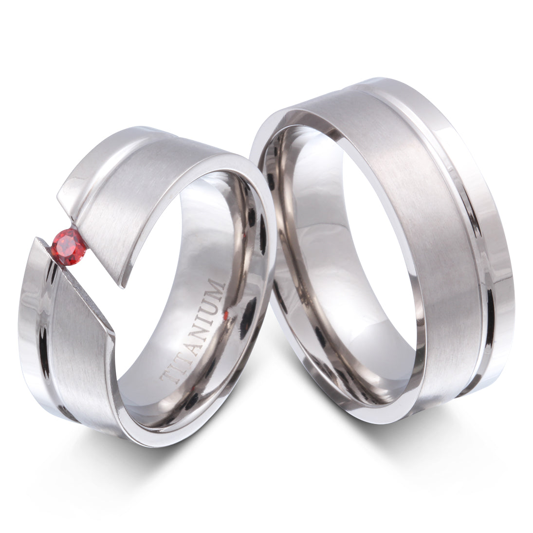 Roja Partnerring-Set mit Handschriftgravur