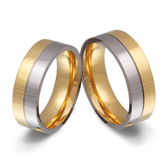 Rimini Partnerring-Set mit Lasergravur