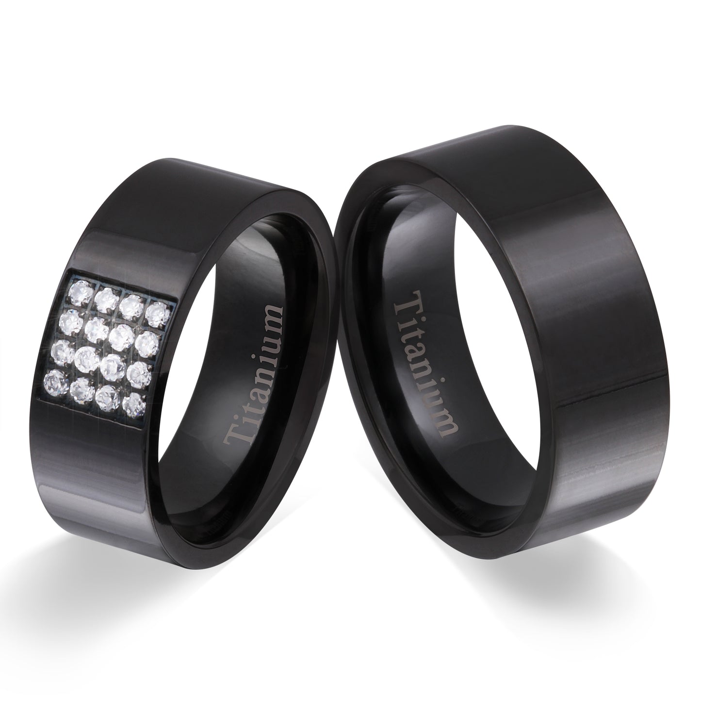 Laguna Partnerring-Set mit Handschriftgravur