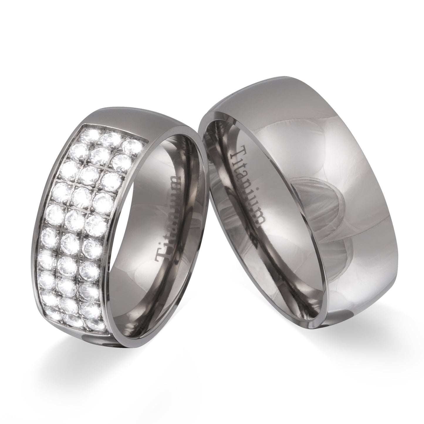 Regnum Partnerring-Set mit Lasergravur