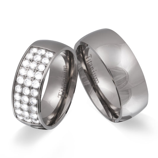 Regnum Partnerring-Set mit Lasergravur