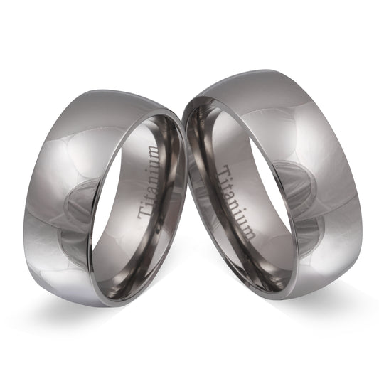 Regnum Partnerring-Set mit Lasergravur