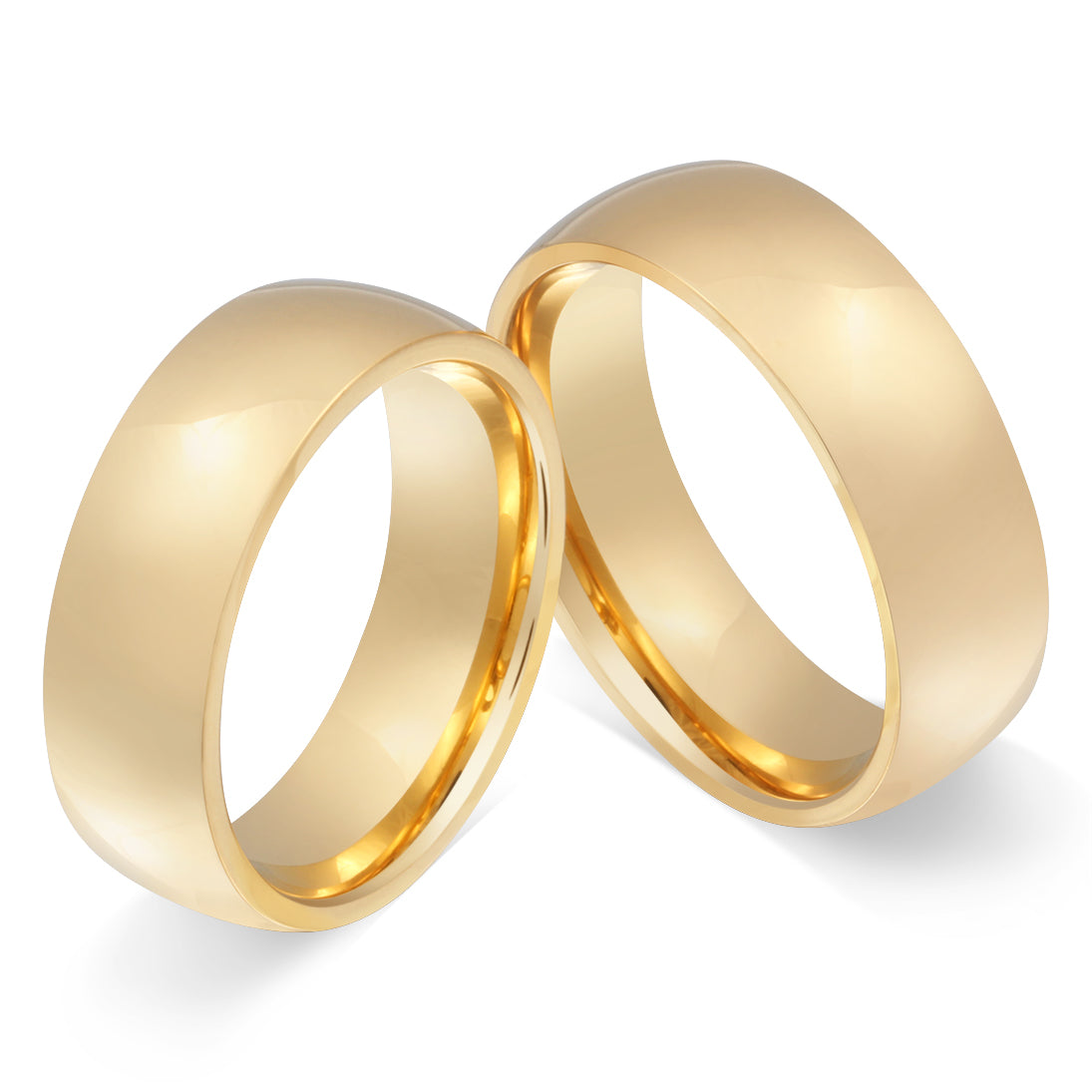 Goldini Partnerring-Set mit Handschriftgravur