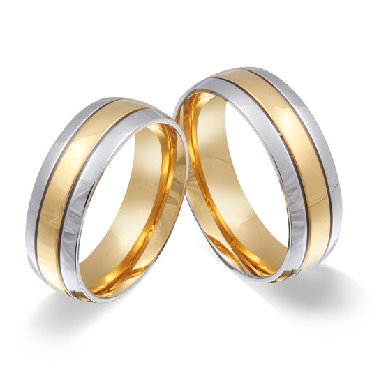 Asilar Partnerring-Set mit Lasergravur