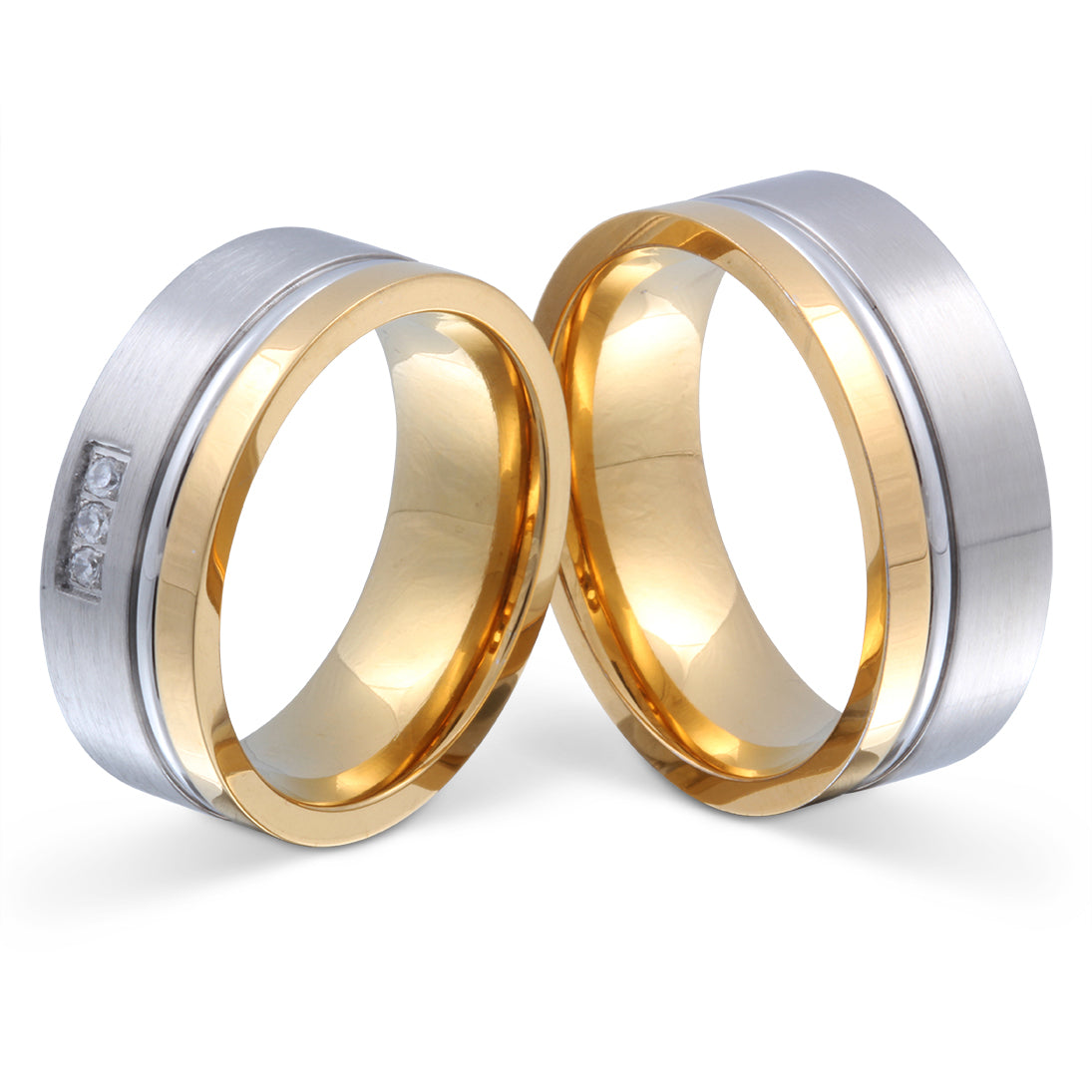 Alya Partnerring-Set mit Handschriftgravur