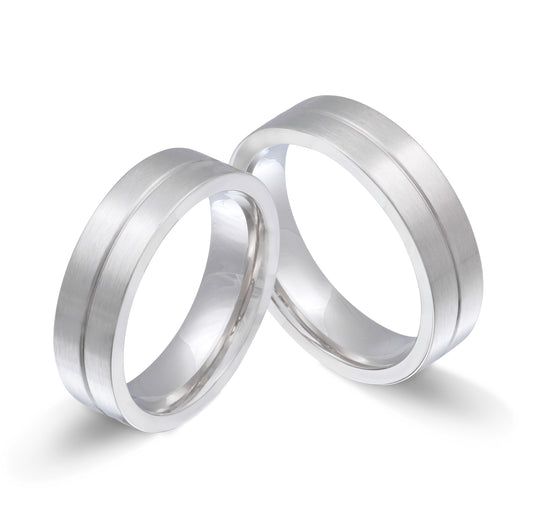 Jasper Partnerring-Set mit Lasergravur