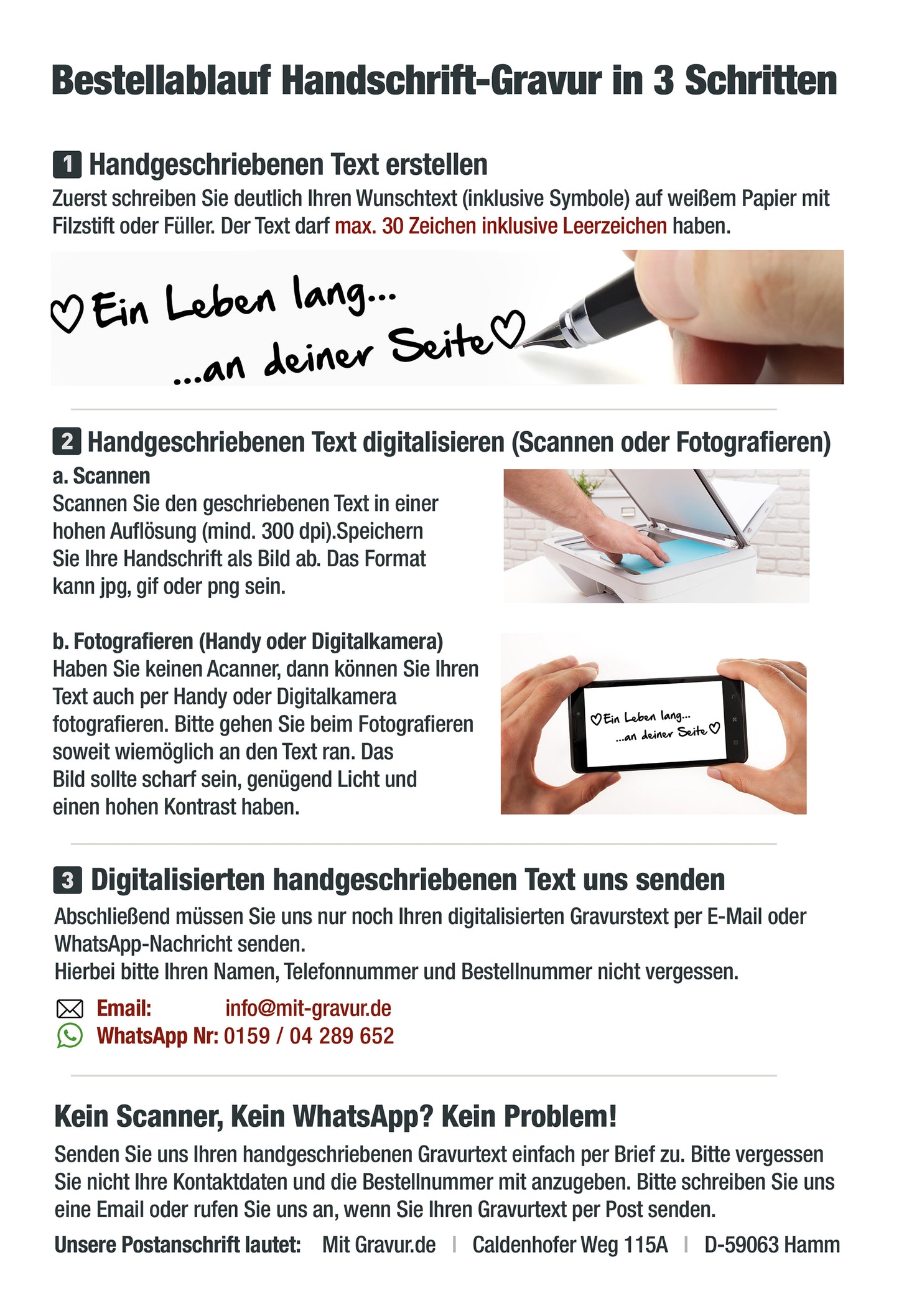 Monar Ring mit Handschriftgravur