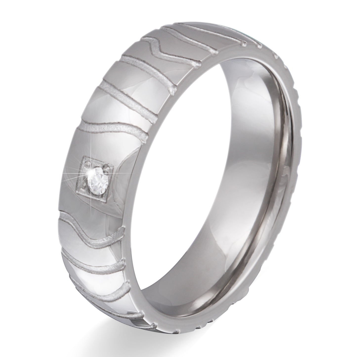 Leticia Ring mit Lasergravur